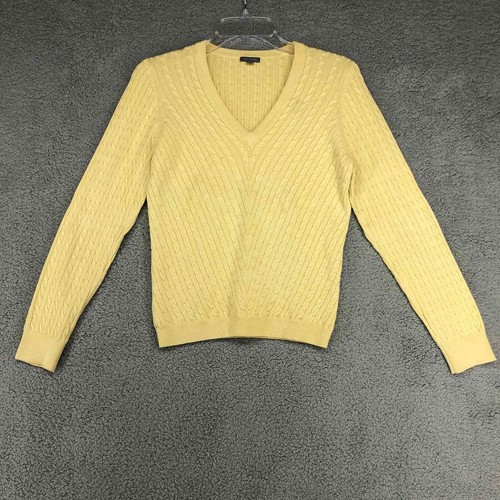 Ann Taylor Pale Yellow Silk Blend 