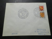 MARCOPHILIE FRANCE 1956 CACHET TEMPORAIRE CINQUANTENAIRE PUBLICITE', timbres