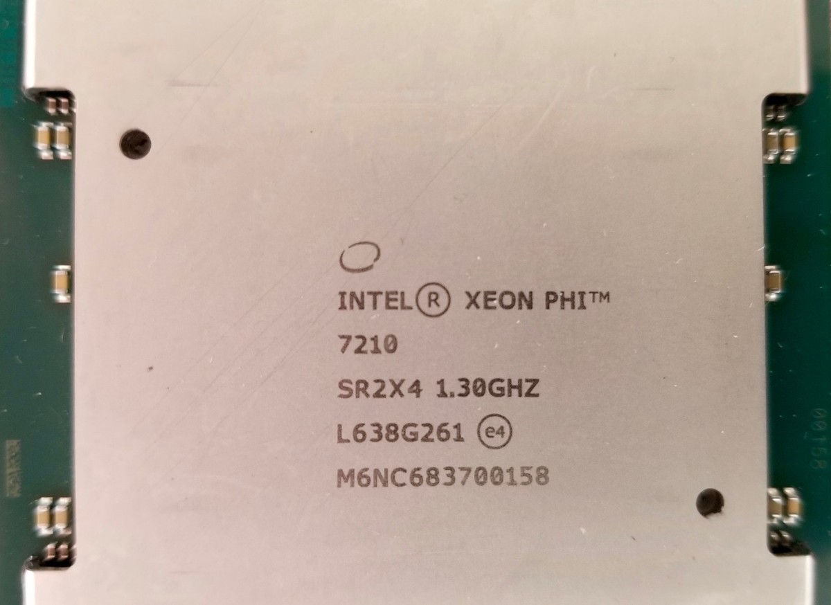 Intel Xeon Phi Processor 7210 1.30GHz, 64 core 16MB LGA3647