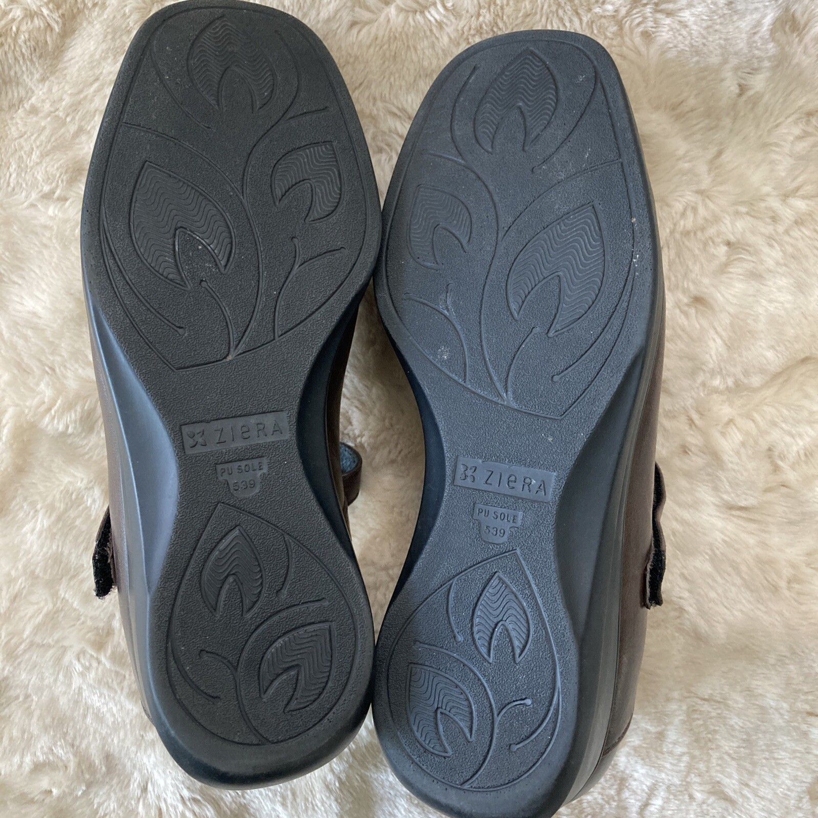 Ziera Brown Leather Mary Jane Comfort Shoe Size 39 W EU 8 W US eBay