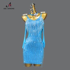 2024 Latin Dance Suit Dancewear Skirts Costume Women Stage Outfit Dress Samba