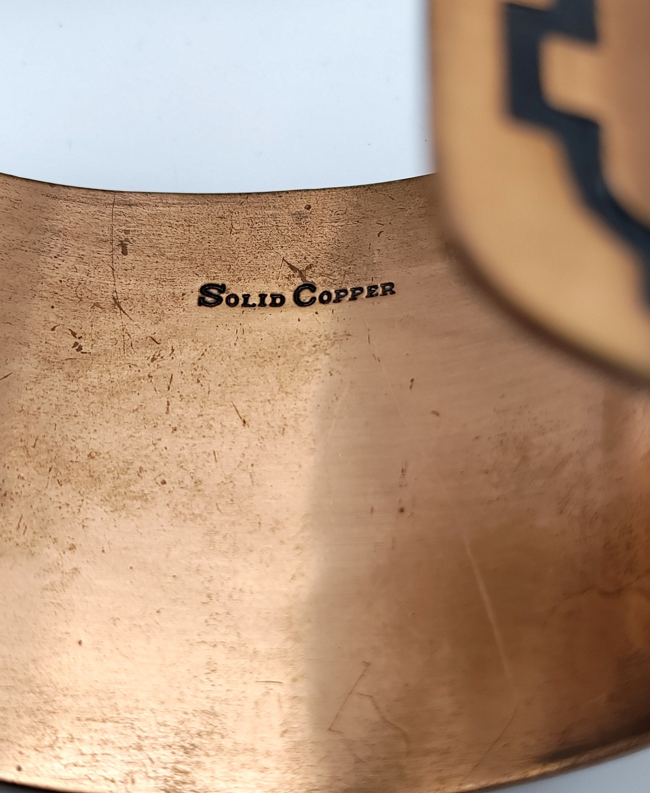 Solid Copper Wide Cuff Bracelet Southwestern Desi… - image 5