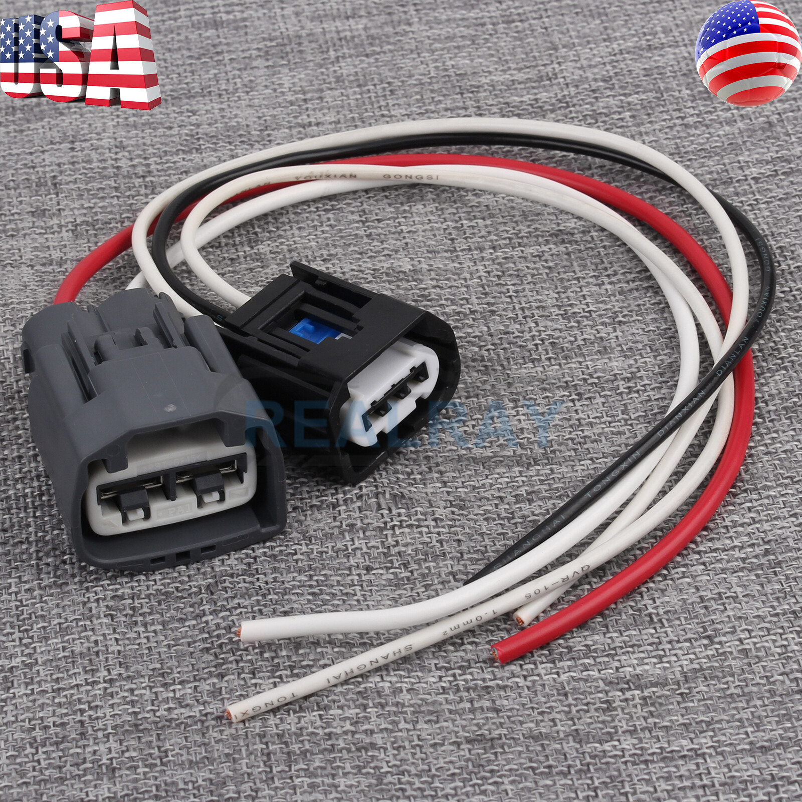 For Volvo Electric Power Steering Pump Economy Pigtail Plug 30728420 30658215