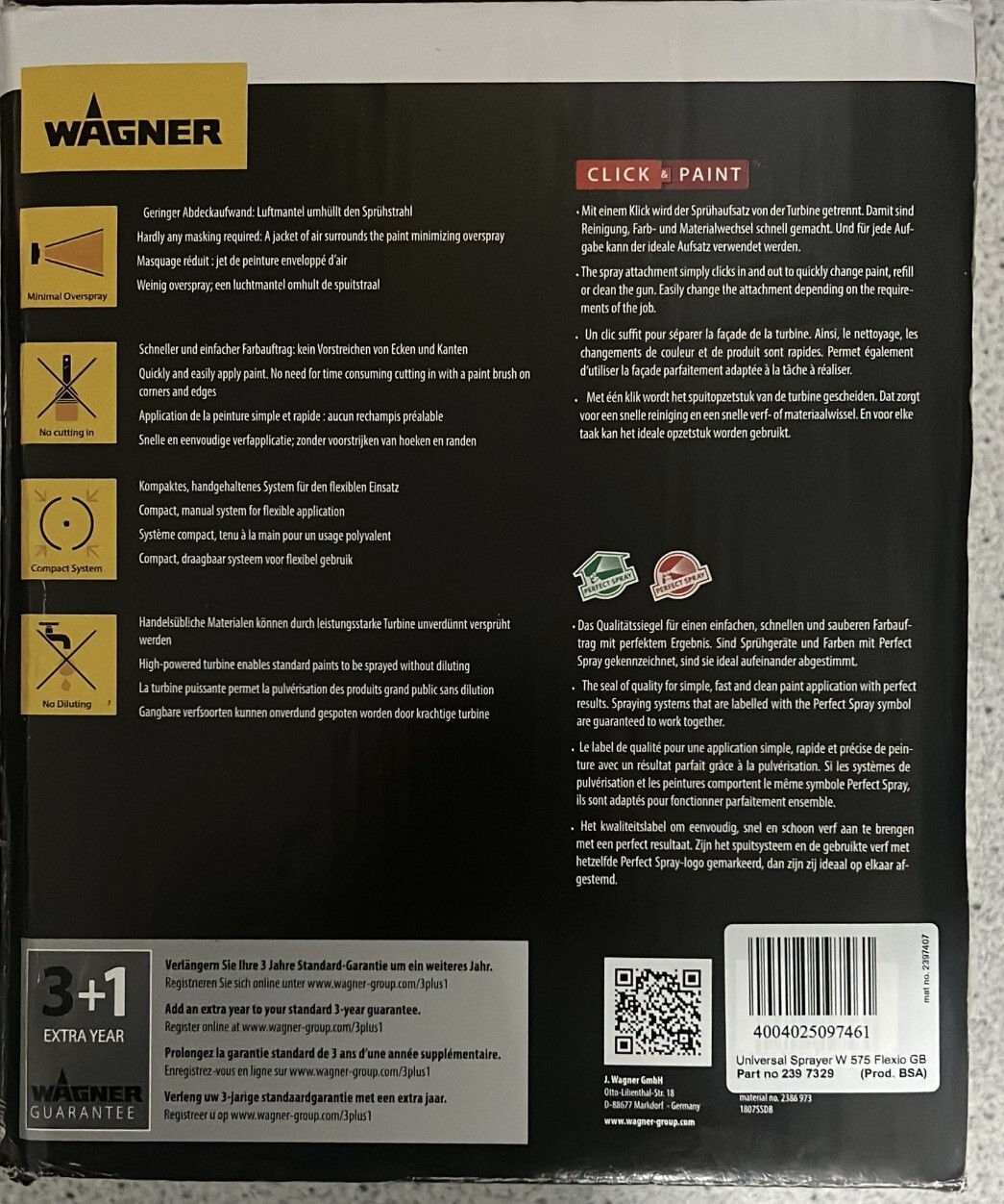 Wagner Universal Sprayer HVLP W575 Flexio, Paint Sprayer. eBay