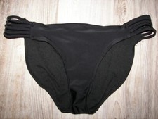 Black Strap Sided XHILARATION Swimsuit Bikini Bottom size S