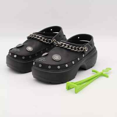 210688-001 crocs Stomp Embellished Clog Black