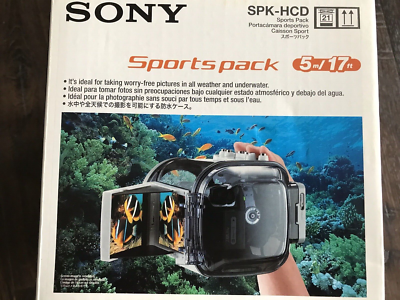 SONY sportspack SPK-HCDソニー　防水カメラ　ケース Amazon.com : Sony SPK-HCD Waterproof Sports Pack for underwater