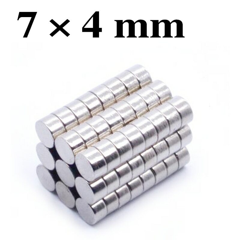 50 MAGNETI NEODIMIO 4X1 MM CALAMITA POTENTE FIMO CERAMICA MAGNETE - Foto 5