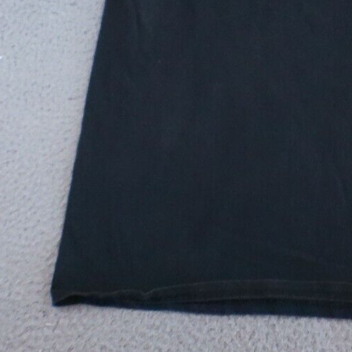 Minimalist Shirt Erwachsene Medium ** schwarz Kurzarm Rundhals Tee bestickt - Bild 6 von 9
