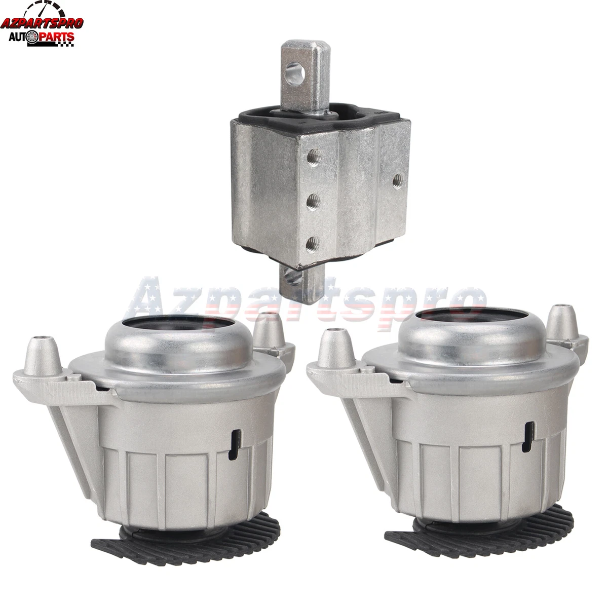 3pcs Engine Motor & Transmission Mount A2042404217 A2042404317 For