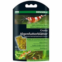 Dennerle Crusta AlgenfutterbläTter FüR Garnelen [40 StüCk] 100% NatüRliche Algen