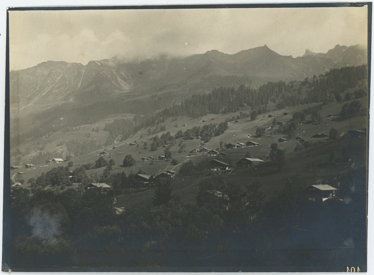 The Para, The Ormonts (Vaud). Mountain. Switzerland. Circa 1900.