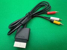 Original Microsoft Xbox 360 AV Composite Audio/Video Cable RCA