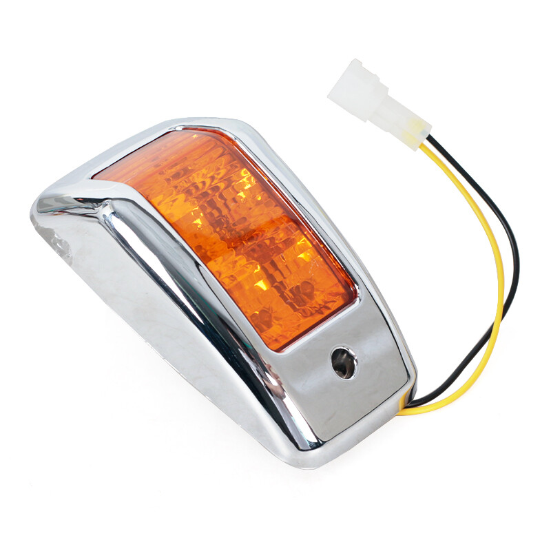 2Pcs LED Electroplated Turn Signal Light For Hino 500 700 Ranger Truck Fc Fd Gd