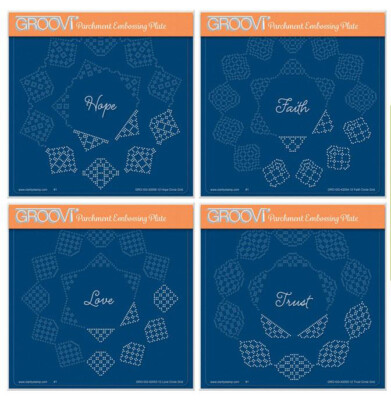 Clarity Stamps Josie Davidson's Circular Lace Duet A5 Square Collection