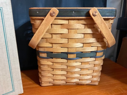Longaberger 1996 Collector's Club Charter Membership Basket, New in box - Foto 5 di 7