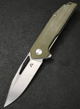 CMB Made Knives Lurker Folding Knife 3.38" D2 Steel Blade G10/Stainless Handle