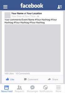 Facebook Photo Frame Selfie Board Social Media Party Booth Facebook Photo Frame Selfie Board Social Media Party Booth