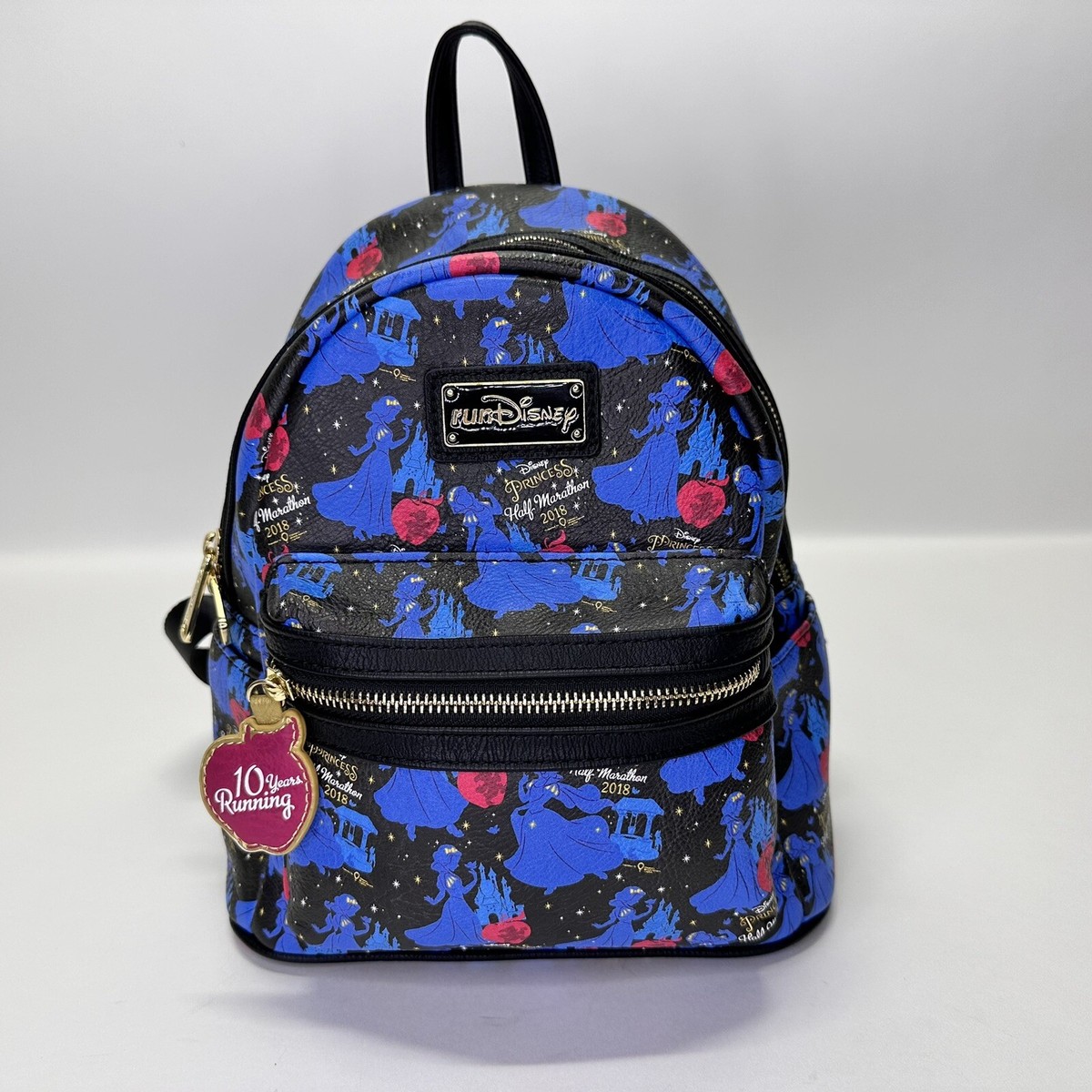 LOUNGEFLY Run Disney Castle 2018  10th Anniversary Half Marathon Backpack RARE NWT Run Disney Castle 10th Anniversary | Mercari main image 3