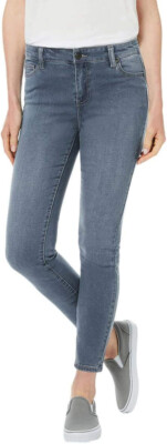Buffalo Women's Jeans Mid-Rise Ankle Grazer  Stretch Super Soft size 2/26  BLUE