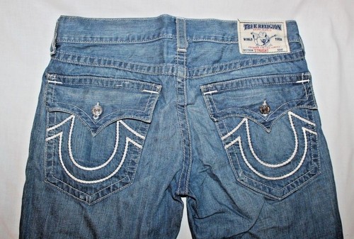 True Religion Mens Straight Jean 34x33 