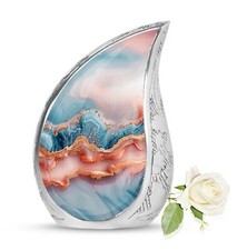 Abstract Urn - Tear Drop Urns For Ashes - Funeral Urns For Human Ashes Adult