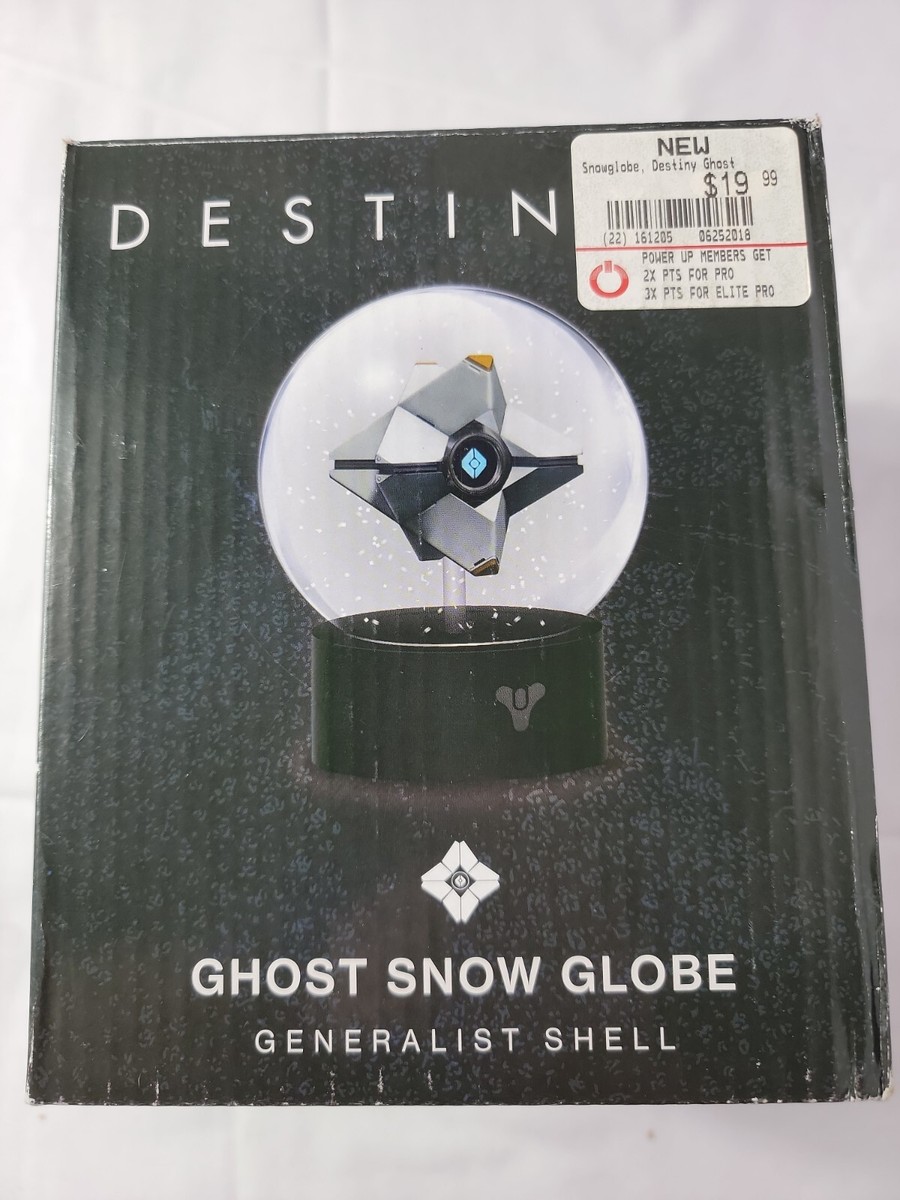 NEW DESTINY 2 GHOST SNOW GLOBE BUNGIE LIMITED COLLECTOR'S EDITION