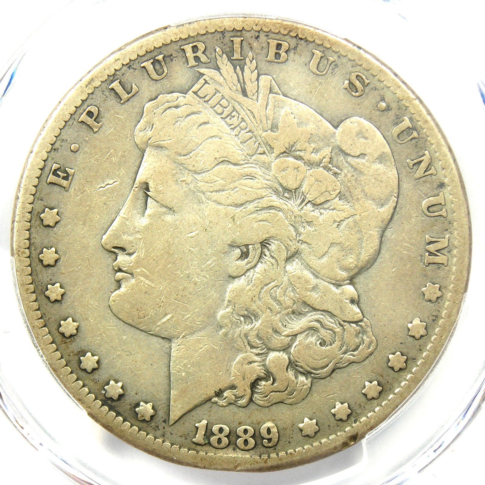 1889-CC Morgan Silver Dollar $1 Carson City Coin – Certified PCGS VF  Details – FUNAAB Zoo Park