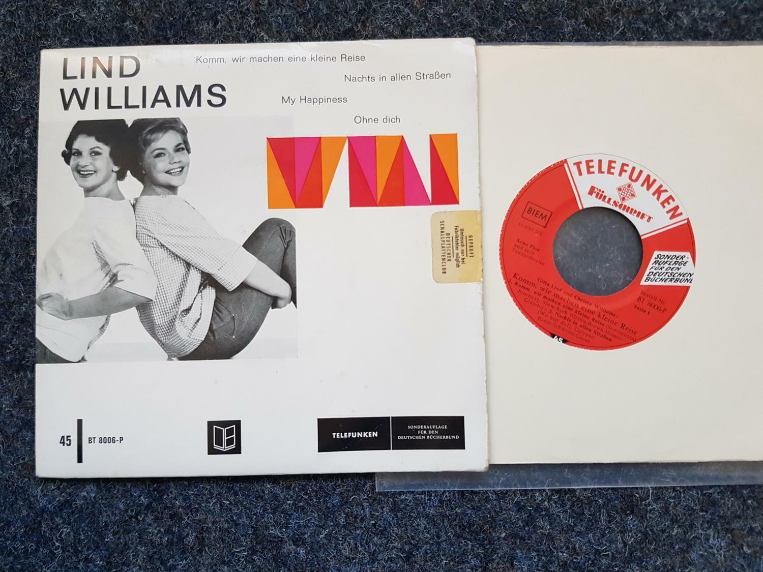 7"" EP Single Vinyl Gitta Lind & Christa Williams - Komm, wir machen eine kleine