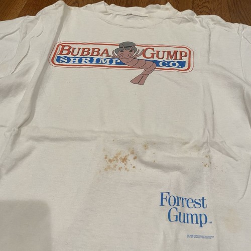 Rare VTG STANLEY DESANTIS Forrest Gump Bubba Gump Shrimp Co. 1994 T Shirt Sz L - Picture 4 of 12