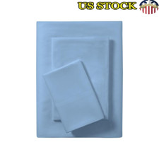 Basic Microfiber Twin Bed Sheet Set Eco Friendly Durable Soft Easy Care New