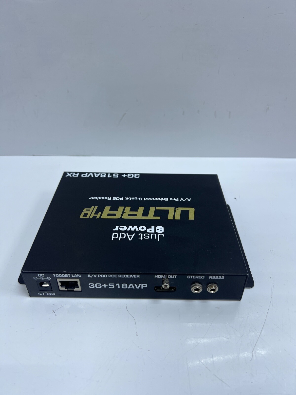 Just Add Power 3G+ 518AVP RX AV Pro Enhanced Gigabit PoE Receiver