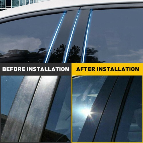 Pillar Posts Window Door Trim Gloss Black Cover Kit For Honda CR-V CRV 2017-2021 - Bild 2 von 9
