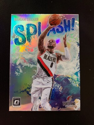 Damian Lillard holo2021-22 Panini Donruss Optic - Splash! #6.