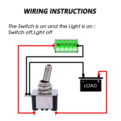 On A 12v Lighted Switch Wiring Diagram