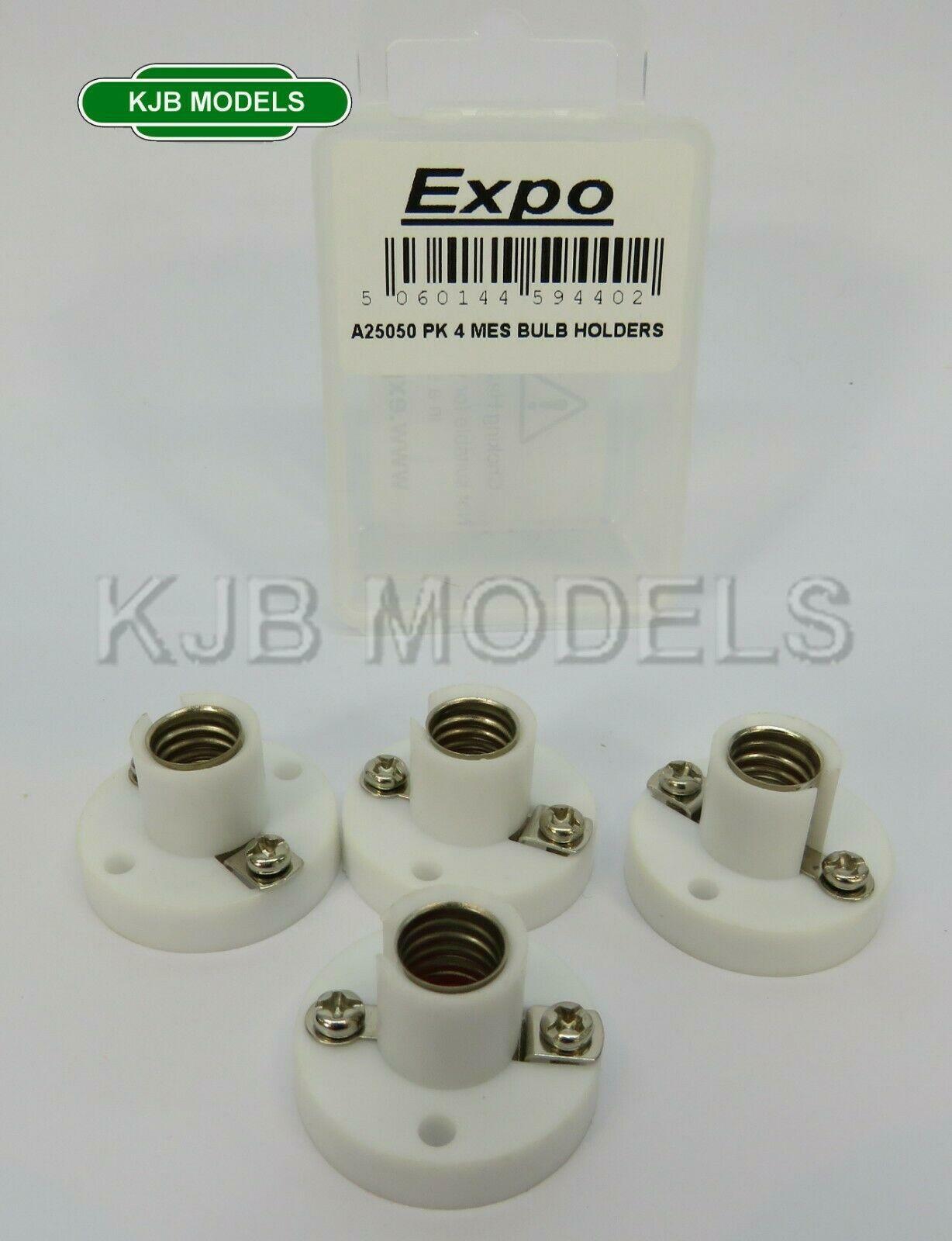 BNIB EXPO A25050 Pack of 4 MES Lamp Holders - Modelling Electronics