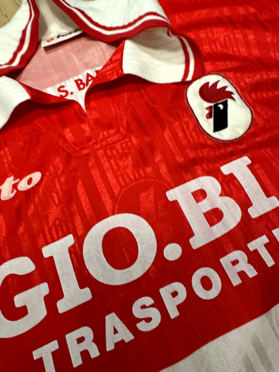 Maillot De Football Bari Serie D - Match Worn (porté En Match) - Mattera - Neuf Sans Emballage