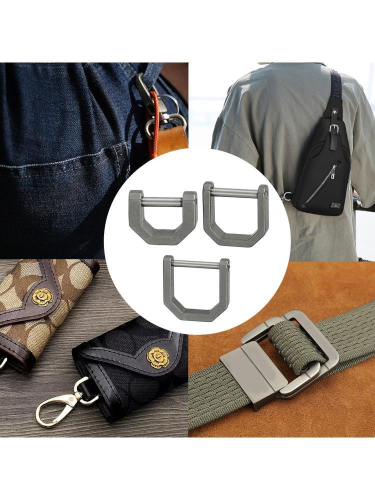 Long Use Key Carabiner with Integrated Screwdriver Functional Clip for Hikers