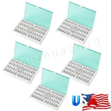 5x Dental Molar Crown teeth Kit Preformed Stainless Steel Kids/Adult Crowns 48pc