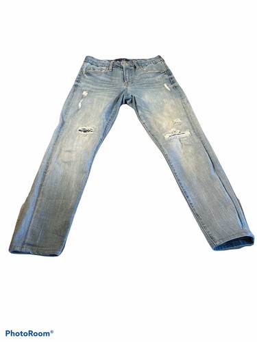 Curvy Distressed Denim Jeans | eBay