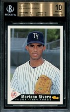 1994 Classic Mariano Rivera Tampa Yankees #20 Rookie RC BGS 10 Pristine