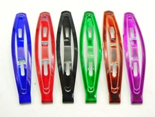 12Pcs Fashion Metal Snap Baby Bows Hair Clip 60mm 75mm Slide Grip Hairpin