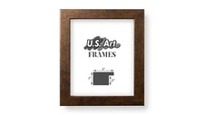 US Art 1" Flat Distressed Bronze MDF Wall Decor Picture Poster Frame, CS2
