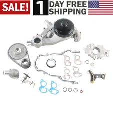 Timing Chain Kit Cover Gasket Oil Pump For 07-13 Buick Cadillac GMC 5.3 6.0 6.2L