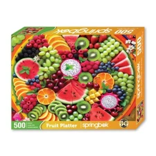 Fruit Platter 500 Piece Jigsaw Puzzle Springbok New