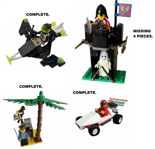 LEGO 1891 4 Set Value Pack Includes: 1887, 1888, 1889, 1890 NEAR MINT