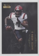 2021 Wild Card MATTE Silver Jaycee Horn #MBC-15 Rookie RC 1t5. rookie card picture