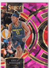 2024 SELECT #152 ERICA WHEELER PINK CRACKED ICE PREMIER LEVEL- INDIANA FEVER