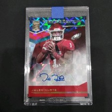 #75/75 Jalen Hurts Rookie Auto 2020 Panini Donruss Elite Eagles