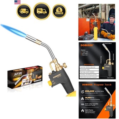 Propane Torch Head, High Intensity Torch Head Trigger Start Gas Torch, Map Ga...